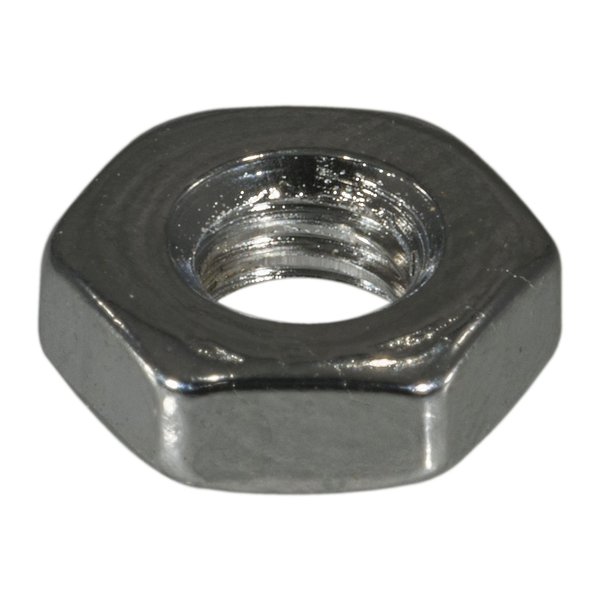 Midwest Fastener Hex Nut, #10-32, Steel, Grade 5, Chrome Plated, 10 PK 74287